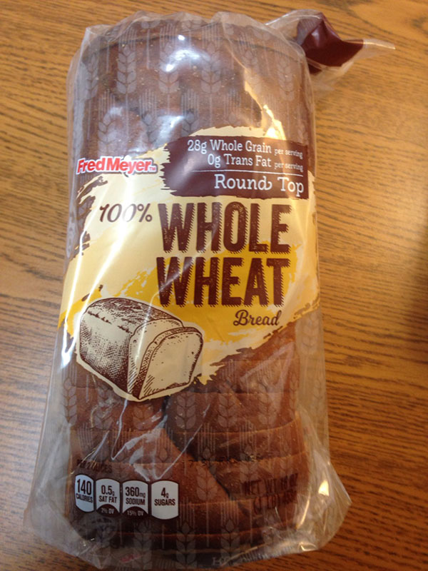 Fred Meyer Stores Issues Allergy Alert on Fred Meyer 100% Whole Wheat Bread due to Undeclared Milk